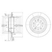 Слика 1 на кочионен диск DELPHI BG3515