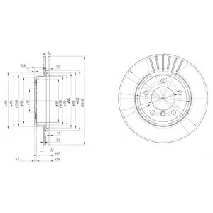 Слика на Кочионен диск DELPHI BG3527