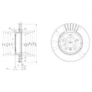 Слика 1 на кочионен диск DELPHI BG3527