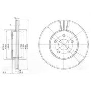 Слика 1 на кочионен диск DELPHI BG3537C