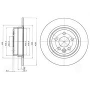 Слика 1 на кочионен диск DELPHI BG3550