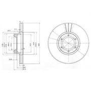 Слика 1 на кочионен диск DELPHI BG3553