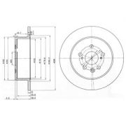 Слика 1 на кочионен диск DELPHI BG3583