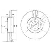 Слика 1 на кочионен диск DELPHI BG3596