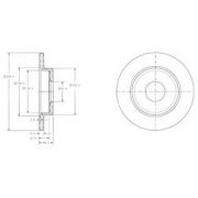 Слика 1 на кочионен диск DELPHI BG3673