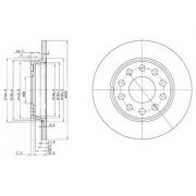 Слика 1 на кочионен диск DELPHI BG3674