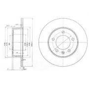 Слика 1 на кочионен диск DELPHI BG3681