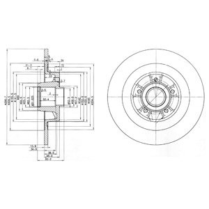 Слика на Кочионен диск DELPHI BG3686