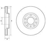 Слика 1 на кочионен диск DELPHI BG3713C