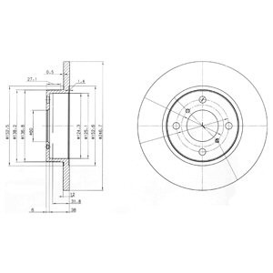 Слика на Кочионен диск DELPHI BG3769