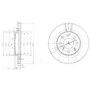 Слика на Кочионен диск DELPHI BG3794