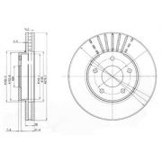 Слика 1 на кочионен диск DELPHI BG3816