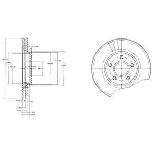 Слика на Кочионен диск DELPHI BG3826