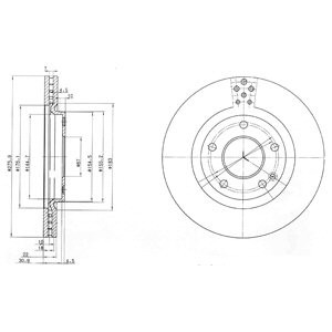 Слика на Кочионен диск DELPHI BG3829