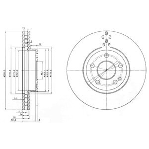 Слика на Кочионен диск DELPHI BG3838