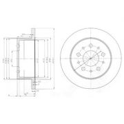 Слика 1 на кочионен диск DELPHI BG3853