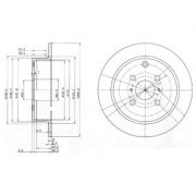 Слика 1 на кочионен диск DELPHI BG3867