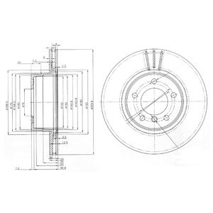 Слика на Кочионен диск DELPHI BG3870