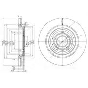 Слика 1 на кочионен диск DELPHI BG3886C