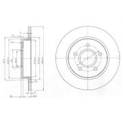 Слика 1 на кочионен диск DELPHI BG3896