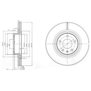 Слика на Кочионен диск DELPHI BG3942