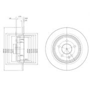 Слика 1 на кочионен диск DELPHI BG3969