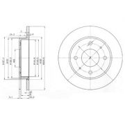 Слика 1 на кочионен диск DELPHI BG3971