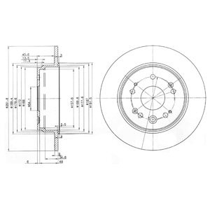 Слика на Кочионен диск DELPHI BG3979