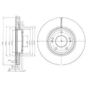 Слика на Кочионен диск DELPHI BG4011