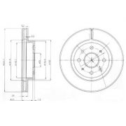 Слика 1 на кочионен диск DELPHI BG4019