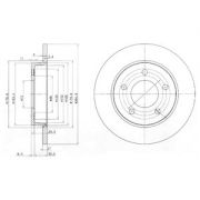 Слика 1 $на Кочионен диск DELPHI BG4025C