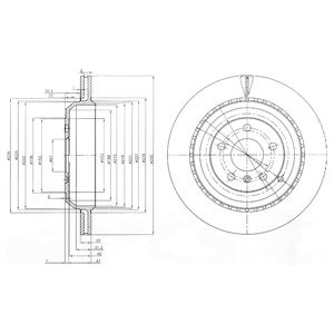 Слика на Кочионен диск DELPHI BG4030