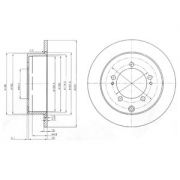 Слика 1 на кочионен диск DELPHI BG4037