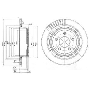 Слика на Кочионен диск DELPHI BG4041