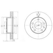 Слика 1 на кочионен диск DELPHI BG4060