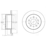 Слика 1 на кочионен диск DELPHI BG4061