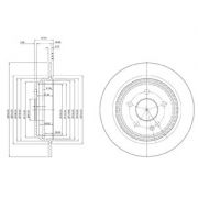 Слика 1 на кочионен диск DELPHI BG4063C