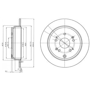 Слика на Кочионен диск DELPHI BG4064