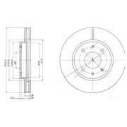 Слика 1 на кочионен диск DELPHI BG4068