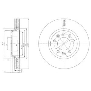 Слика на Кочионен диск DELPHI BG4084