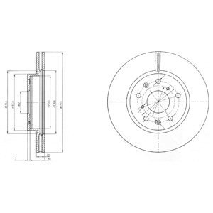 Слика на Кочионен диск DELPHI BG4093