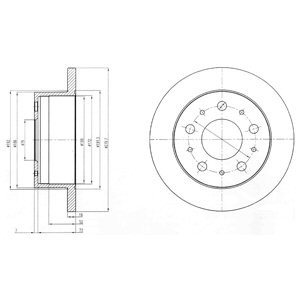 Слика на Кочионен диск DELPHI BG4099