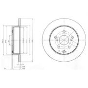 Слика 1 на кочионен диск DELPHI BG4115