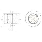 Слика 1 на кочионен диск DELPHI BG4118