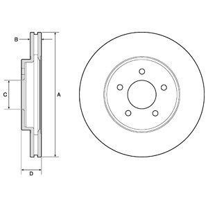 Слика на Кочионен диск DELPHI BG4120