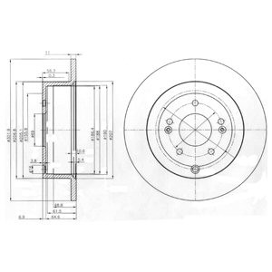 Слика на Кочионен диск DELPHI BG4136