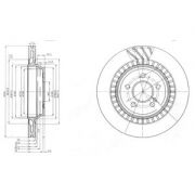 Слика 1 на кочионен диск DELPHI BG4144