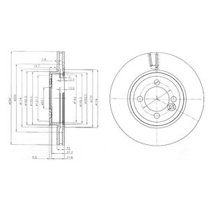 Слика на Кочионен диск DELPHI BG4146C