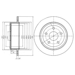 Слика на Кочионен диск DELPHI BG4157