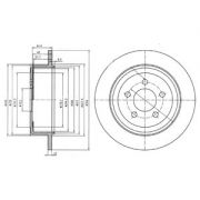 Слика 1 на кочионен диск DELPHI BG4159